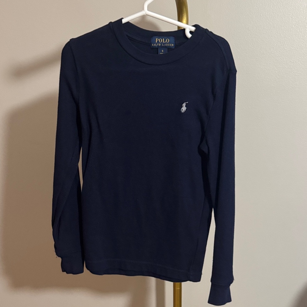 Polo by Ralph Lauren Navy Long Sleeve Tee